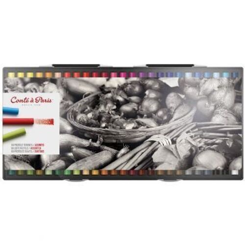 Conté À Paris 50210 Assortiment De 50 Pastels Tendres