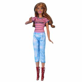 Costume De Mode Barbie, 10 Pièces, 10 Accessoires De Poupée, Pour