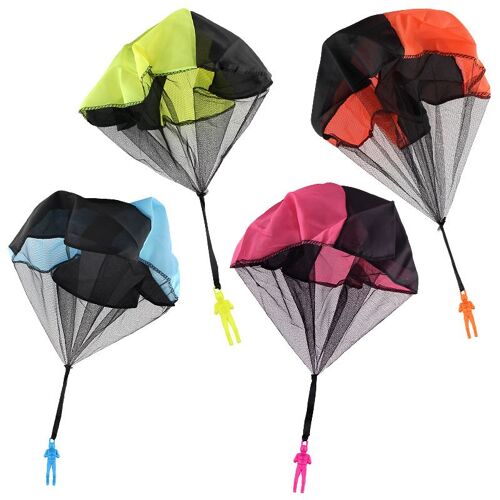 4 Pièces Couleur Aléatoire Main Pour Enfants Lancer Parapluie Jouet Soldat Parapluie Jouet D'extérieur Jouet Pour Enfants Carré Jouet D'extérieur