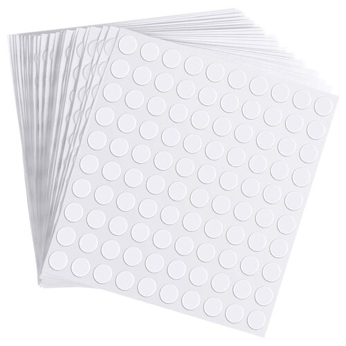 Points Adhésifs Double Face Points de Colle pour Ballon Pastilles Adhésives Transparentes Autocollants Ronds sans Traces Imperméables pour Bureau Art Artisanat Bricolage (3000,10 mm)