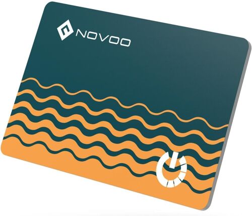 MEVRONISSHOP-Air Tag Card Wallet Tracker Thin 1,6 mm, Smart Card Slim, Batterie 6 Ans, IP68 étanche, Compatible Apple Où est (iOS), Bluetooth GPS, Localisateur de Portefeuille, valises, passeports