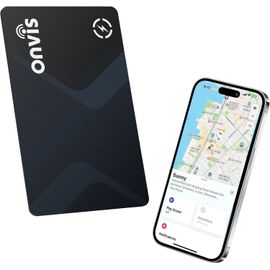 KAL-Smart Air Tag Traceur Carte, Smart Wallet Finder Card Compatible Avec Apple Find My(Ios Uniquement), Bluetooth Localisateurs D¿Objets Tracker Pour Portefeuille Clés Bagages Valise