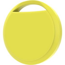 TIANYI-Air Tag Apple Traceur Fonctionne avec l`app Localiser Application (iOS Uniquement), Localisateur d'Oggetti pour Clés/Portefeuilles/Valises/Bagagli, Batterie Remplaçable, 1-Pack (Jaune)