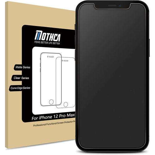 JGD-Verre Trempé Mat pour iPhone 12 Pro Max Film Protection Écran Anti-Reflet et Anti-Traces de Doigts, 9H HD, Facile à Installer, Sans Bulles - 6,7 Pouces