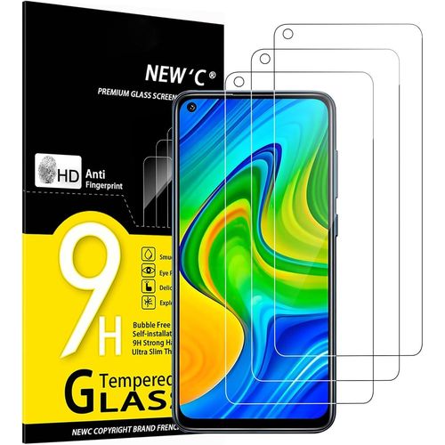 Ersan-Lot De 3, Verre Trempé Pour Xiaomi Redmi Note 9, Xiaomi Redmi 10x 4g, Film Protection Écran Efficace Contre Les Rayures - Ultra Résistant (0,33mm Hd Ultra Transparent) Dureté 9h Glass