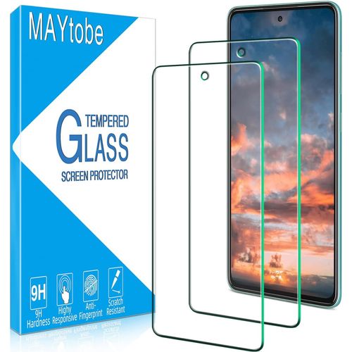 Pack Of 2 Tempered Glass Screen Protectors For Samsung Galaxy A52 4g, A52 5g, A52s 5g, 9h Hardness, Bubble-Free, Anti-Scratch, Easy To Install, High Definition Glass Protection