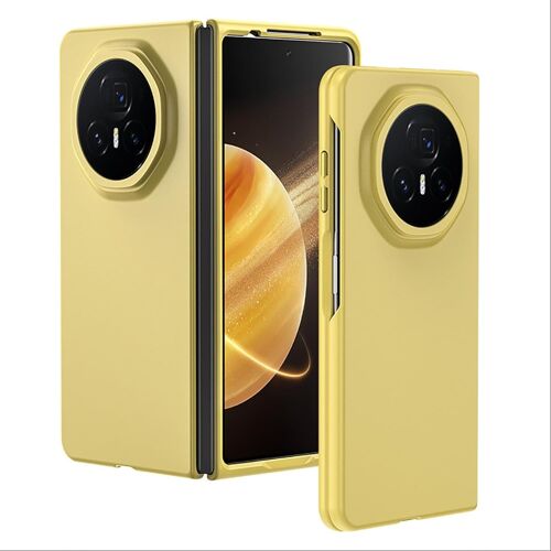 KAL-Coque Compatible Avec Honor Magic V3, Matériel Pc Dur Étuiconfortable Toucher Caseantichoc, Anti-Empreintes Digitales - Yellow