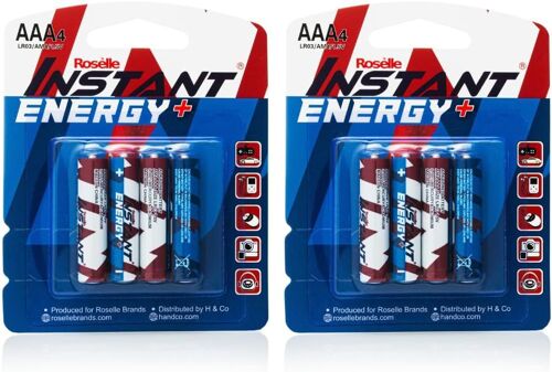 KALANKA-Instant Energy Plus Lot de 8 piles AAA LR03/AM4/1,5 V