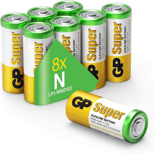 lbgwp60-Batteries Super 910A, Lr01 Pile Lr1 (N) Alcaline(S) 1.5 V 8 Pc(S)