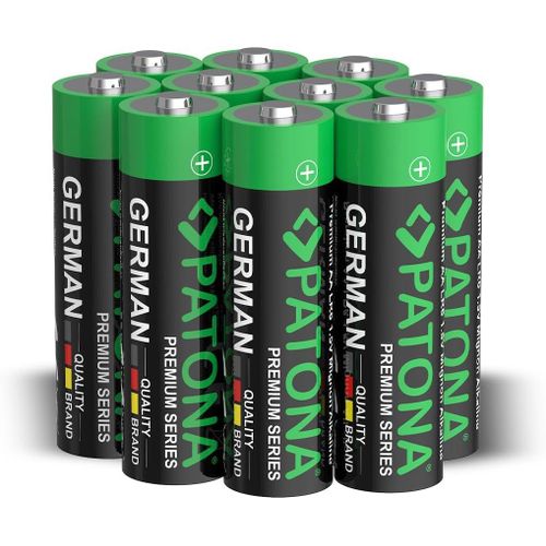 lbgwp60-Lot De 10 Piles Alcalines Aa Lr06 De Qualité Supérieure - 1,5 V - 3000 Mah - Autonomie Extra Longue - Pas De Fuite - Ajustement Parfait - Stockage De 10 Ans - Faible Décharge - Qualité