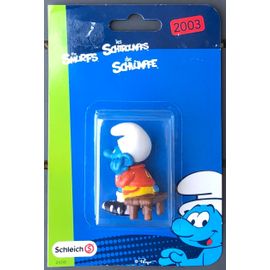 Figurine Schtroumpf Banc De Remplaçant Schleich 2012, Bd, Bande Dessinée, Smurfs, Peyo