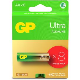 lbgwp60-Piles Aa - Lot De 8 | Ultra | Piles Stilo Aa Alcaline 1,5 V/Lr06 - Longue Durée De Vie