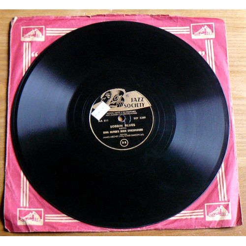 78t King Oliver's Dixie Syncopators : Sobin Blues - Jazz Society Aa 511