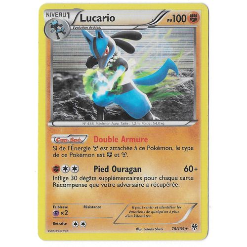 Lucario 6/130 - Diamond & Pearl - Hp90 / Lv.30 - Carte Holo Anglaise
