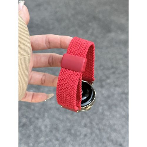 Teckel Ventouse Magnétique Adapté Pour Huawei Watch Gt4 Bracelet Gt3 Tissage Gt2 Élastique Watch4 Xiaomi Automne Et Hiver Gt5-Teckel - Rouge - Apple S10 : Cadran De Montre 42 Mm Pour Bracelet