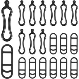 Sept-20 Pcs Bande En Silicone Pour Vélo Sangle Attache Velo Porte Velo Caoutchouc Fixation Elastique Lampe De Poche Torche De Vélo Bande De Silicone Sangles De Lumière De Vélo