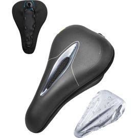 Housse De Selle De Vélo,Housse De Siège De Vélo En Gel,Housse Selle De Ultra Confortable Respirant,Imperméable,Convient Aux Vélos De Montagne,Aux Vélos De Route,Aux Hommes Et Aux Femmes