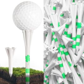 Lot De 100 Tees De Golf En Plastique Incassable De 80 Tees Avec 20 Tees En Fer Mélangés,Durables,Longs Et Courts Pour Tirs En Fer Réduisant La Friction.[B1119]