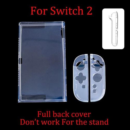 Coque Souple Transparente En Tpu, Coque De Protection Pour Nintendo Switch 2/Ns Oled, Console De Jeu Joy-Con, Dos En Cristal, Protection Complète--Full Set Switch 2