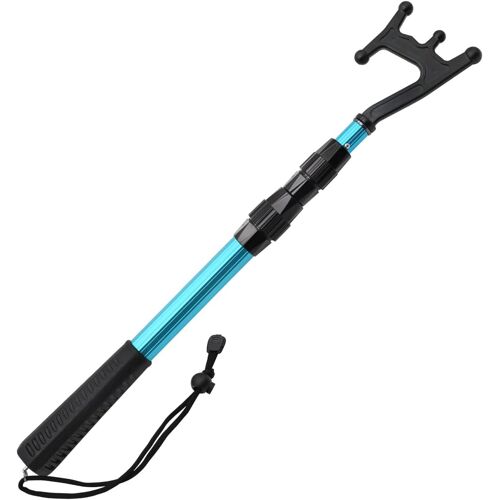 Barre Télescopique Pour Amarrage D'accessoires De Bateau Flottants,Tige De Poussée De Bateau Ponton Pour Amarrage De Bâtons D'ancrage,Gaffe À Bateau Légers Durables En Aluminium Noir 3,6m.[B856]