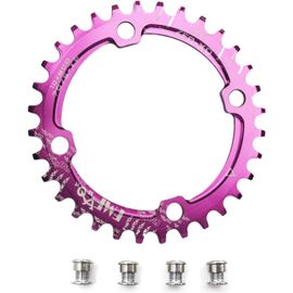 Bike Étroit Large Plateau De Pédalier 104 Bcd Forme Ronde Unique Chaîne Bague 32t 34t 36t 38t.[B417]