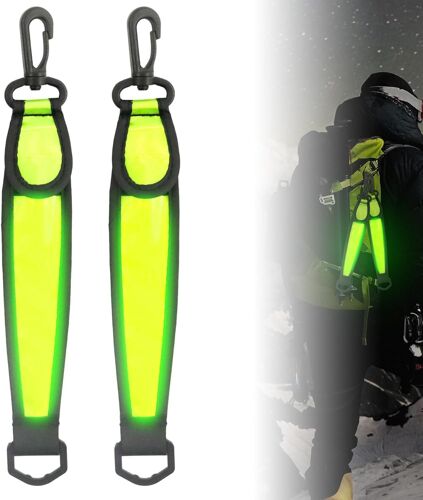Acdsgd-Pendentifs Réfléchissants Led, Réflecteurs Pour Cartable, Bande Lumineuse Réfléchissante, Pendentifs Réfléchissants, 3 Modes - Étanche - Pour Sac À Dos - Pour Randonnée Et Jogging