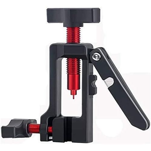 Outils De Réparation De Vélo Coupe-Tube De Vélo Outil D'insertion De Pilote D'aiguille T Tête Outil D'installation D'aiguille D'huile De Plat D'huile Pour Vélo (Noir)