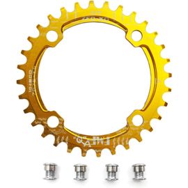 Bike Étroit Large Plateau De Pédalier 104 Bcd Forme Ronde Unique Chaîne Bague 32t 34t 36t 38t.[B419]