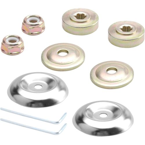 KAL-10 Morceaux Kit Ecrou Tete Debroussailleuse Universelle Kit Fixation Écrou Lame Boîte, Kit Ecrou Tete Debroussailleuse Universelle Pour Tondeuse À Gazon Tondeuse Débroussailleuse