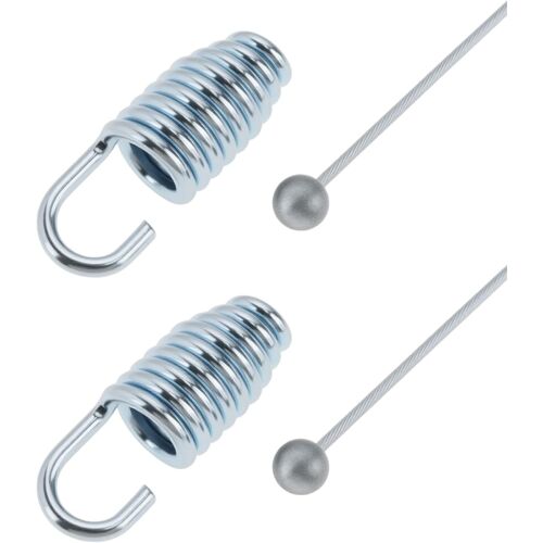 MEVRONISSHOP-2 Pièces Câble Bowden avec Ressort pour Tondeuse à Gazon Câble d'entraînement pour Frein Moteur Accélérateur de Roue Motrice