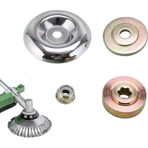 Kit Fixation écrou Lame Boîte,Tête de Débroussailleuse Universelle Accessoires,4 Morceaux Kit Ecrou Tete Debroussailleuse,Lames de Boîte Vitesse Métal,pour Tondeuse à Gazon Brosse Cutter
