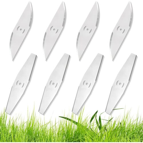 KALANKA-8 Pièces Accessoire pour Coupe-Bordure sans Fil, Lame de Rechange en métal, Lames de Coupe-Herbe sans Fil, Accessoires, pour Pelouse Jardin Terrain Agricole