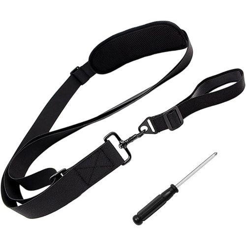 Strimmer Sangle D'épaule Unique,Nylon Sangle Réglable Coupe-Bordure,Compatible avec la Plupart des Débroussailleuses,Harnais pour Tondeuse pour Débroussailleuse Tondeuse à Gazon