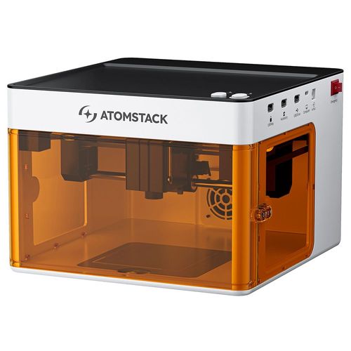 AtomStack P1 Graveur laser double, diode 5W et IR 1,2W,vitesse 10000mm/min, 110x110mm/105x100mm