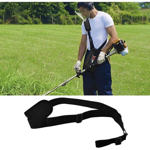 KAL-Harnais Debroussailleuse, Noir Bandoulière D'Épaule Pour Machine De Désherbage Sangle D'Épaule Pour Débroussailleuse Sangle De Harnais Tondeuses De Jardin Pour Jardinage Débroussailleuse