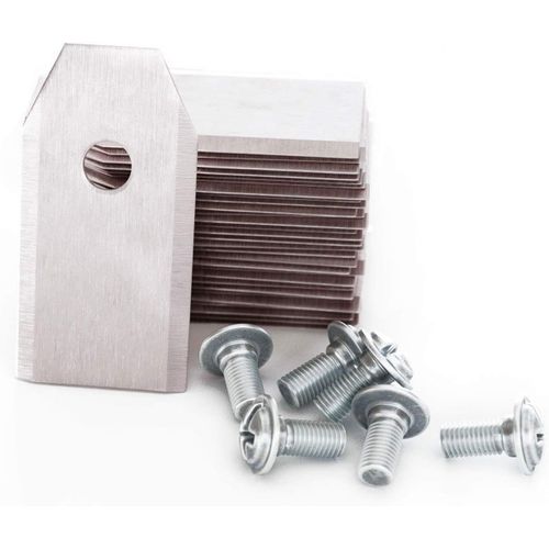 Set de Lames Tondeuse - Lames de Rechange en Acier Inoxydable Renforcé Compatibles avec Husqvarna ou Gardena