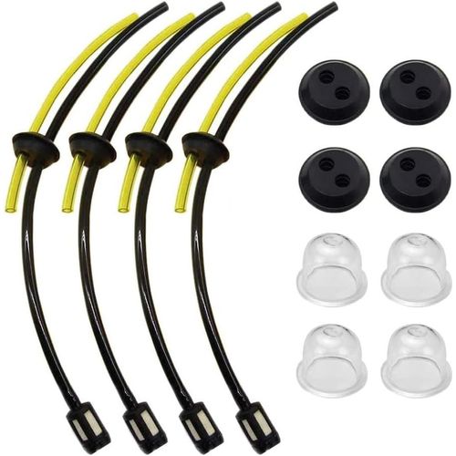 SUBZONAL-Tuyaux D'essence Avec Filtre, Universel Filtre à Essence kit,Tuyau de Carburant Pour Débroussailleuse, Durites D'essence de Tondeuses Avec Poire d Amorçage, Pour le Jardinage et L'agricultur