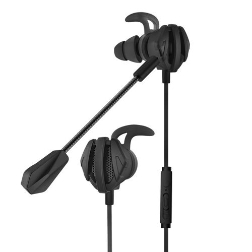 Black Canmbuy  Casque d'écoute 7.1 CS pour jeux, oreillettes avec contrôle de volume, micro, écouteurs pour jouer sur PC ""Nipseyteko""