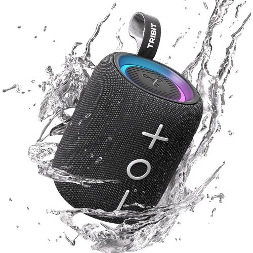 lbgwp60-Stormbox Mini+ Enceinte Bluetooth 12W, Son Surround 360°, 12H D'Autonomie, Bluetooth 5.4, Ipx7, Lumières Rgb, Eq, Appairage Tws, Support Aac/Sbc, Portable Pour La Maison/L'Extérieur/Le Voyage