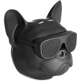 lbgwp60-Dog-Sound - Baffle, Enceinte Sur Batterie Rechargeable En Forme De Tête De Chien - Bluetooth, Micro-Sd, Aux - Tws - Design, Moderne, Fun