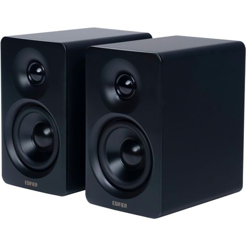 lbgwp60-M60 2.0 Haut-Parleurs Bibliothèque, Bluetooth 5.3, 66W Rms, Audio Hi-Res, Ldac, Basses 3"" & Tweeter 1"", Entrées Usb-C & Aux, Panneau Tactile Sensible, Enceintes Pc, Noir