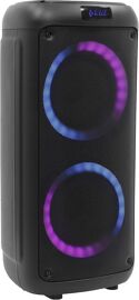 MEVRONISSHOP-BoomTone DJ Boomaster 300 Enceinte Bluetooth Lumineuse LED Portable puissante 250W, Enceinte Karaoke, Bluetooth sans Fil, TWS, Rechargeable USB, Tuner, Lecteur USB/Carte SD. Télécommande