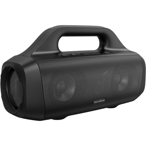 Anker SoundCore Motion Boom - Enceinte Bluetooth étanche portable puissante, drivers titane, IPX7, 24H, App, Poignée