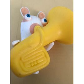 Figurine Lapin Cretin Musicien - Saxophone - Mcdonald¿S 2010 - 11x8 Cm