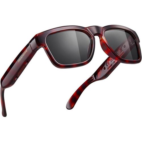 Oho Smart Glasses,Polarized Sunglasses With Bluetooth Speaker,Athletic/Outdoor Uv Protection And Voice Control,Unisex(Grey Lens)[Z1140]