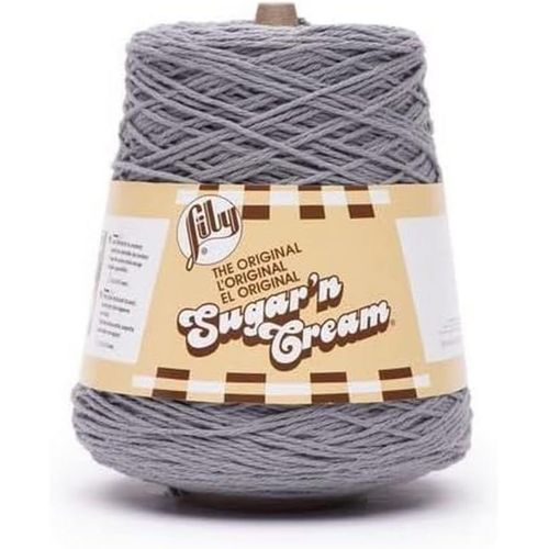 TIANYI-Lily Sugar'N Cream Cônes de fil à surjet \u2013 1 paquet de 400 g \u2013 Coton \u2013 4 Medium \u2013 Tricot/Crochet