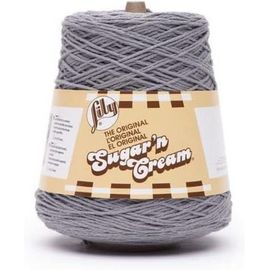 TIANYI-Lily Sugar'N Cream Cônes de fil à surjet \u2013 1 paquet de 400 g \u2013 Coton \u2013 4 Medium \u2013 Tricot/Crochet