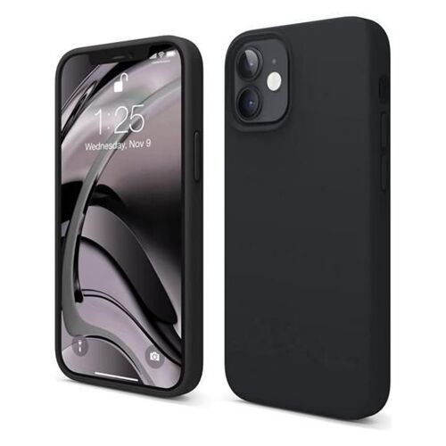 JAYM POP - Coque de protection pour téléphone portable - silicone liquide - noir - pour Samsung Galaxy A05s