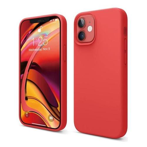 JAYM POP - Coque de protection pour téléphone portable - silicone liquide - rouge - pour Apple iPhone 16e