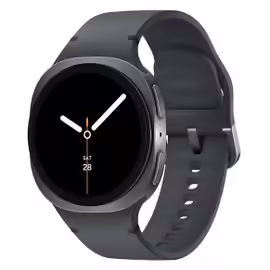 Samsung Galaxy Watch8 - 40 mm - graphite - Montre connectée avec bracelet sport - caoutchouc - graphite - taille du bracelet : S/M - affichage 1.34" - 32 Go - NFC, Bluetooth, Wi-Fi, LTE - 4G - 30...